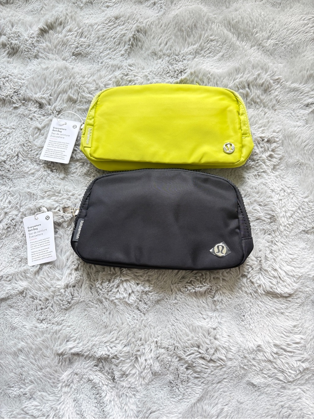 lululemon athletica Cosmetic Pouch Set - Neon Yellow & Black